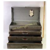 Craftsman metal toolbox with 3 drawers