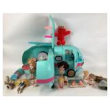 RV with accessories, Greta dolls, baby