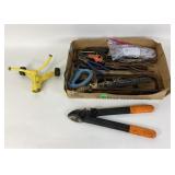 Tools: Fiskers pruner, hand saw, pliers, Nelson