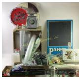 Pabst Eraser Board Display, Disposable Cups, Auto