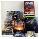 Books: Star Wars, NASA, NASCAR, and Garfield.