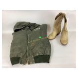 Carhartt Large jacket with advertising