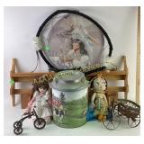 Two (2) wooden shelves - 2.5 ft long & 3 ft long