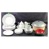 English Sterling Forget Me Not China set some