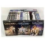 DVDs: Perry Mason (seasons 1-3), Columbo (seasons