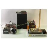 Pioneer shelf speaker ( untested).  Sharp alarm