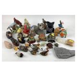 Various bird & duck figurines