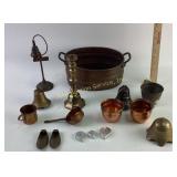 Copper, Brass, and Metal Decorative Items: Cups, P