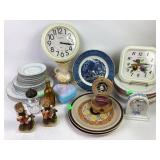 Society fine china plates, Hull floral vase,