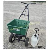 Lesco Push Seed Spreader & Hand Pump Sprayer