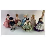 Madame Alexander Little Women Dolls, qty 7