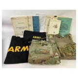 Army Booklet and (2) Army Outfits, Vintage