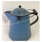 Large primitive farmhouse rustic enamelware