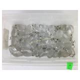 Lot of Clear Crystal Prisms for chandelier,