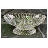 Fostoria Colony glass footed centerpiece or