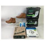 Pair of Cat & Jack size 4 brown ankle boots with