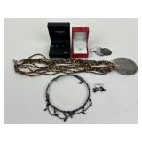 Sterling silver Cultured Pearl earrings, Mickey