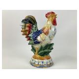 Fitz and Floyd rooster pitcher. Good condition.