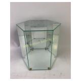 Glass display case in good condition