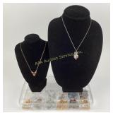 jewelry with 925 and 10k markings