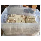 Ponderosa pine cut pieces, 3x1x3/4