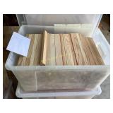 Douglas fir cut pieces, 12x1x3/4