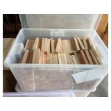 Douglas fir pieces, 6x3/4x3/4