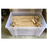 Beech wood pieces, 3x1x3/4