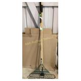 Metal rake & flat dust mop, no cleaning head