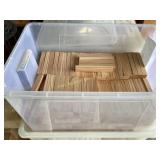 Douglas fir pieces, 6x3/4x3/4