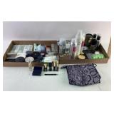 Estee Lauder makeup pouch with NOS full items: