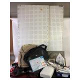 (2) Pegboards, 48x24, Taylor digital scale,