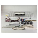 Costume Jewelry: YSL heart necklace, cameo style