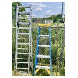 Werner 5ft stepladder, 14ft aluminum extention