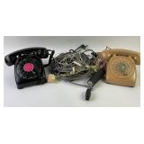 Rotary Telephones and Wiring Components