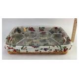 Longaberger basket  hostess serving tray with