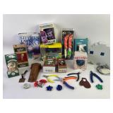 Funko Pop, Hallmark Ornaments, Knives, Pac-Man Lam