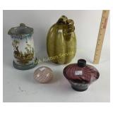 Porcelain Puzzle Elk Antique Jug - figure out