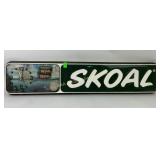 1991 Skoal Tobacco clock approximately 36inx8in