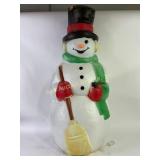 Empire Blow mold Snowman, one eye missing, works