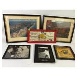 Framed Artwork: First State Delaware, Ansel