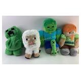 Minecraft Plush, qty 5