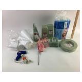 Crafting Supplies: Foam, Cotton, Glue Gun, Misc