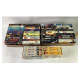 VHS tapes: Indiana Jones trilogy, the thorn