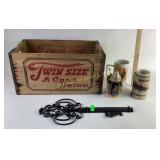 Twin Size A Cola Drink 11 in x 20 in wooden soda