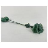 Jade necklace. Total weight 32 grams