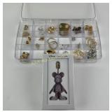 Costume jewelry with 925 and 14k markings