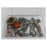 Costume  jewelry with 925 and 14k markings