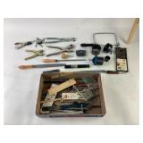 Tools: files, jewelers saw, leather burnisher, 16