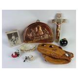 Coca-Cola Figures, Louisville Slugger Glove,